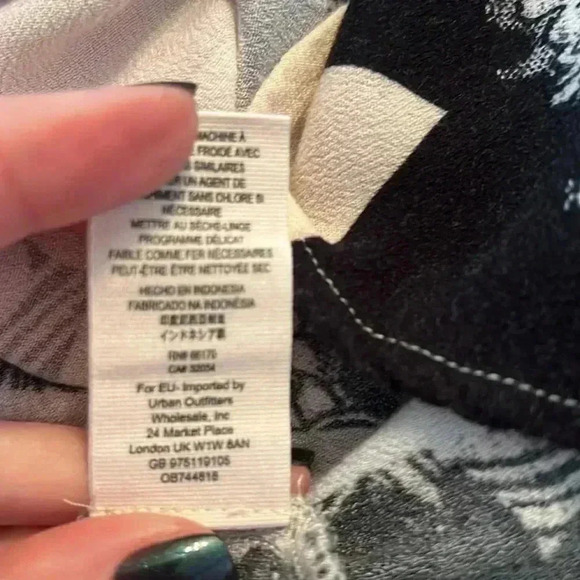 Free People Oversized V-Neck Dolman Sleeve Tunic Top Size XS - Picture 9 of 10